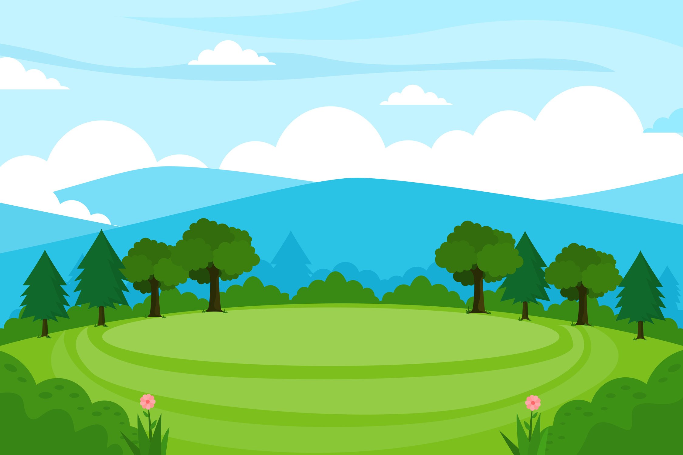 mountain background illustration